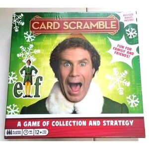 Christmas Elf Card Scramble Board Game of collection and strategy Buddy NEW Rare